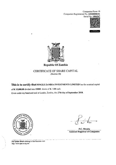 Certificado